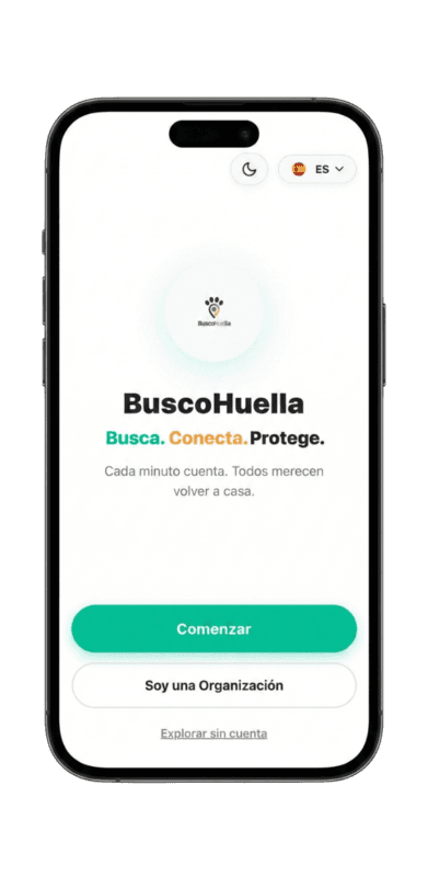 App BuscoHuella
